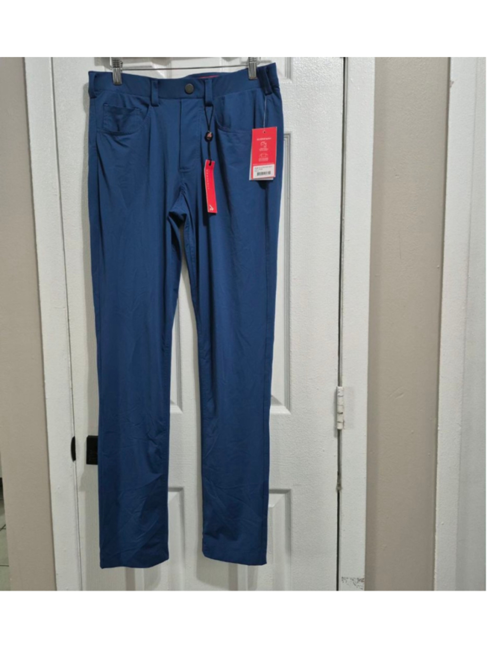 Men's REDVANLY Blue Kent Pants S in Admiral